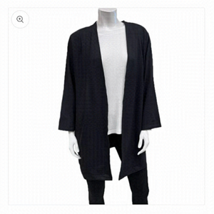 Gilmour Long Faux Suede Relaxed Blazer with Pockets